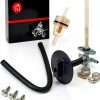 MOTO1988 Fuel Petcock Kit Metal 0.75in Dual Port-4