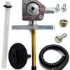MOTO1988 Fuel Petcock Kit Metal 0.75in Dual Port-2