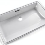 TOTO Lavatory Undercounter Sink LT191G#01 20.5" x 12.4" Cotton White-0