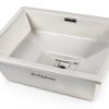 Bathroom Sink AMASHEN 20.5" x 14.4" Ceramic Vanity Basin White-1