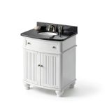 Jeffrey Alexander 30in White Vanity Top Granite Countertop-0