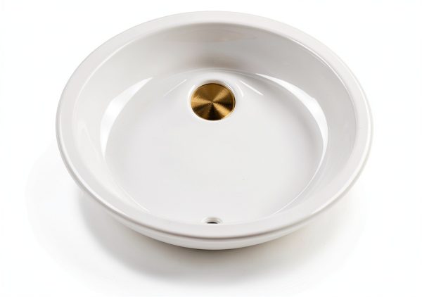 Nantucket Sinks 13x10 Undermount Ceramic Sink in Warm Bisque Cream-0