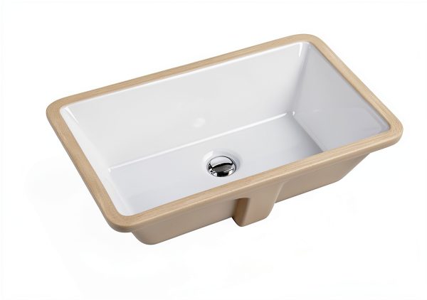 20 Inch Rectangle Undermount Sink KINGSMAN White-1