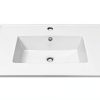 Kingston Brass 37‑inch white ceramic vanity sink top 1‑Hole-3