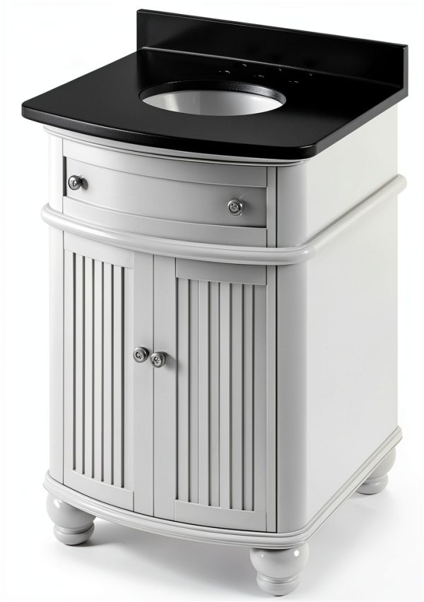 Jeffrey Alexander 30in White Vanity Top Granite Countertop-2