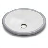 Nantucket Sinks 13x10 Undermount Ceramic Sink in Warm Bisque Cream-2