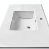 Kingston Brass 37‑inch white ceramic vanity sink top 1‑Hole-2