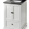 24" Addington Vanity Jeffrey Alexander Top Black Granite-0