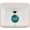 Undermount Bathroom Sink Highpoint White 18x12 Porcelain Enamel-0