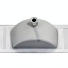 Ceramic Vanity Top 48 inch in Swiss Madison White In with 3 Faucet-3