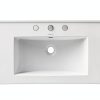 Ceramic Vanity Top 48 inch in Swiss Madison White In with 3 Faucet-1