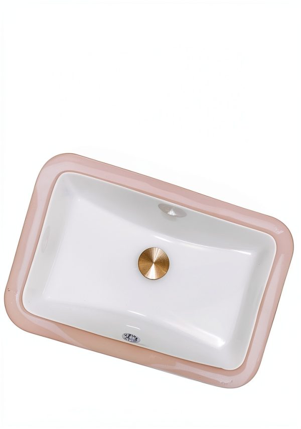 Nantucket Sinks UM-159-W 17" White Bathroom Sink 15x9 Undermount-3