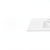 Ceramic Vanity Top 48 inch in Swiss Madison White In with 3 Faucet-4